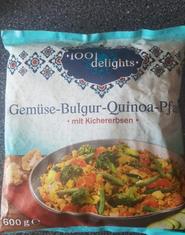 gemüse bulgur quinoa pfanne, mit kichererbsen | Hochgeladen von: okunkel875