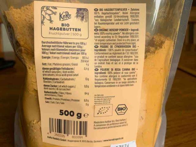 Bio Hagebutten Fruchtpulver von Finebiene | Hochgeladen von: Finebiene