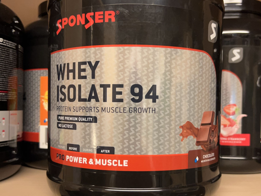 Sponser Whey Isolate 94 Chocolate von Zyrex | Hochgeladen von: Zyrex