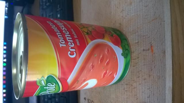 Tomaten Cremesuppe, mit Sahne verfeinert | Hochgeladen von: putzeck293