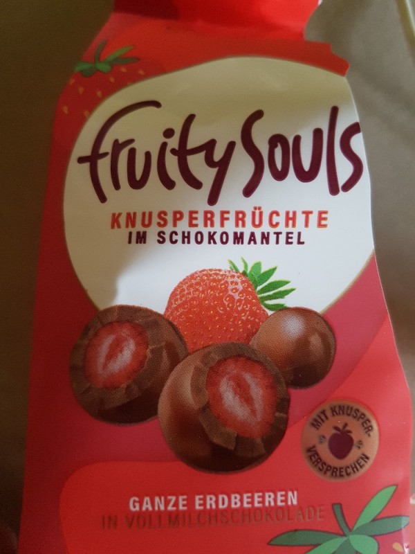 Fruity Souls Knusperfrüchte im Schokomantel Erdbeere, in Vollmil | Hochgeladen von: sonneundberg