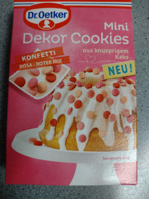 Dr. Oetker Mini Dekor Cookies Konfetti rosa-roter Mix, süß von m | Hochgeladen von: mgyr394