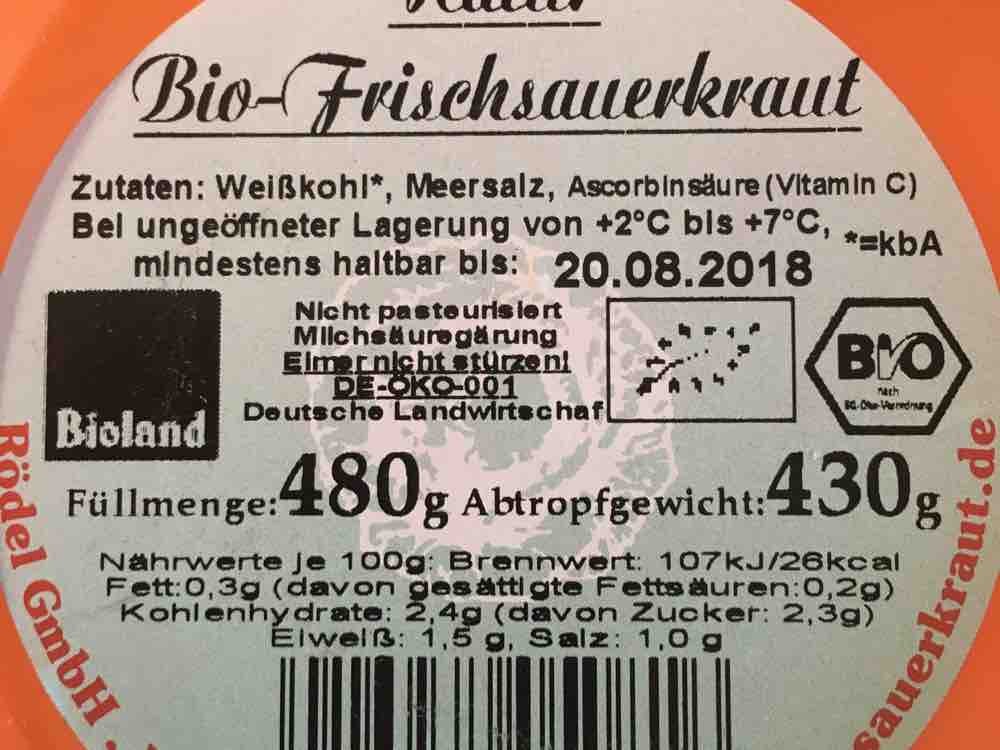 Natur Bio-Frischsauerkraut von kerstin.w | Hochgeladen von: kerstin.w