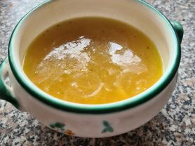 Zwiebelsuppe mit Apfel-Cidre | Hochgeladen von: Kautzinger