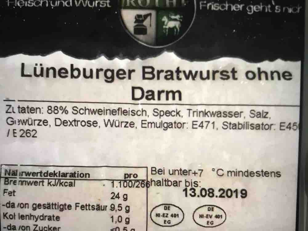 Lüneburger Bratwurst ohne Darm von cherryman | Hochgeladen von: cherryman
