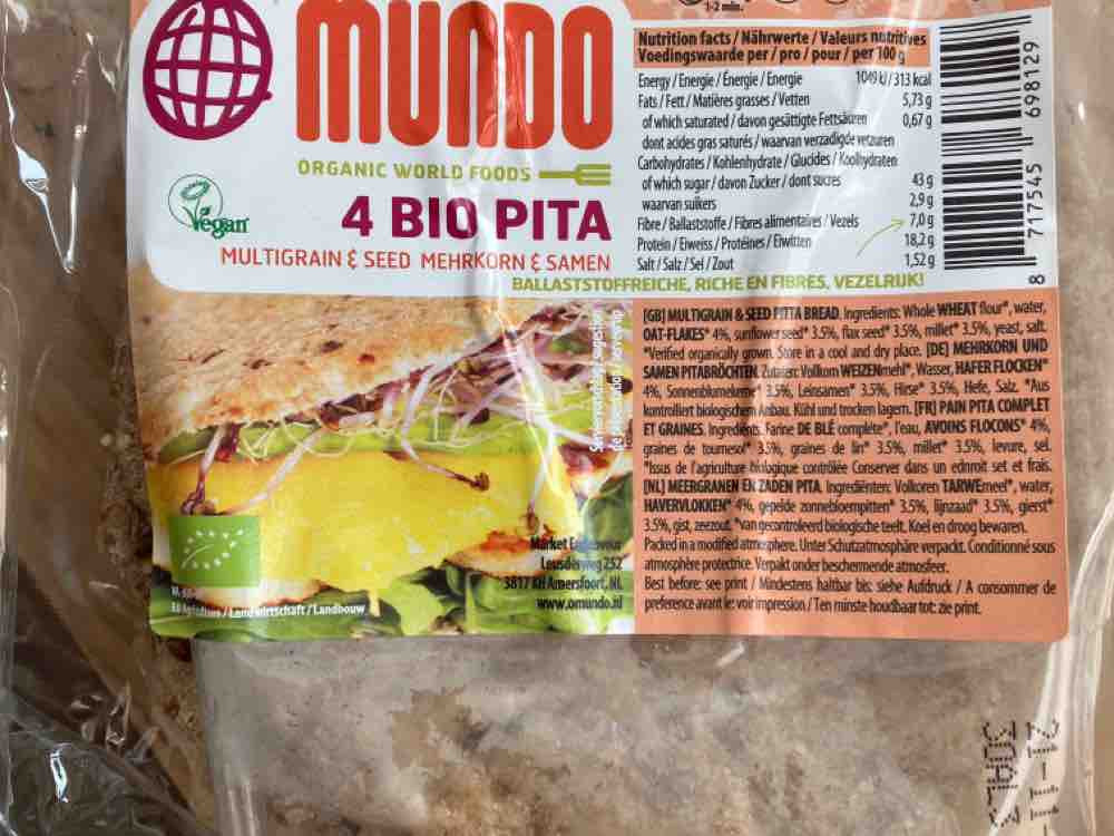 Bio Pita, Mehrkorn & Saaten von arappl | Hochgeladen von: arappl