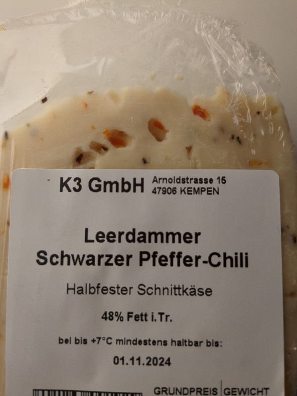 Leerdammer schwarzer Peffer-Chili von NadineKcal | Hochgeladen von: NadineKcal