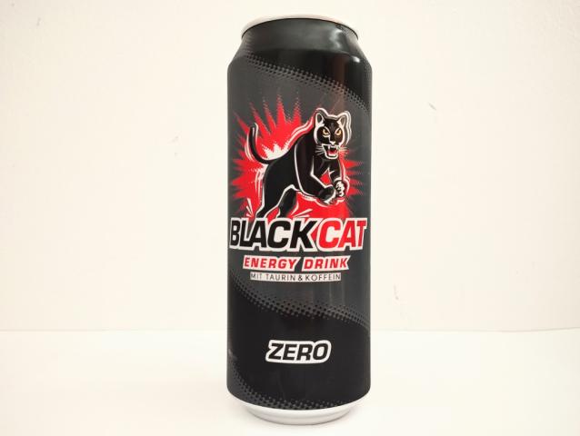 Black Cat Energy Drink Zero, Mit Taurin & Koffein | Hochgeladen von: micha66/Akens-Flaschenking