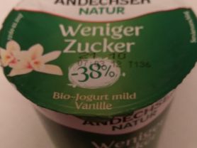 Bio Joghurt Vanille, weniger Zucker | Hochgeladen von: kahuettem929