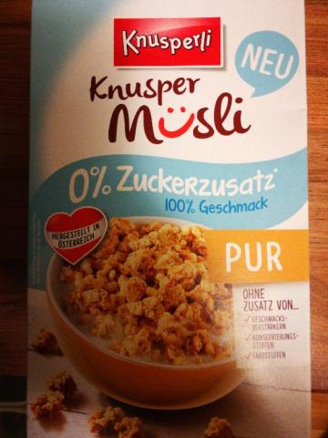 Knusper Müsli, 0% Zuckerzusatz von F1or1an | Hochgeladen von: F1or1an