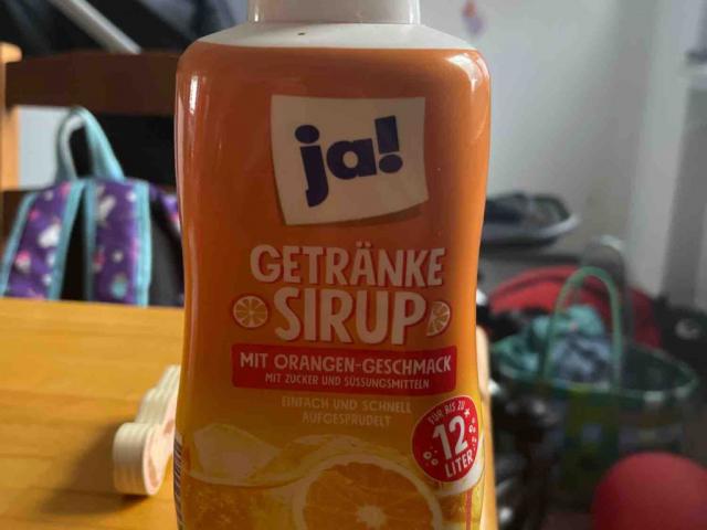 Getränke Sirup (Orangengeschmack), mit Zucker und Süßungsmittel  | Hochgeladen von: TimMaier