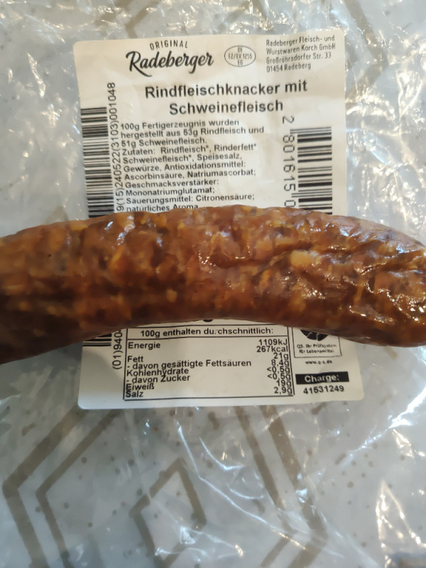 Radeberger Rindfleischkracker, mit Schweinefleisch von MagtheSag | Hochgeladen von: MagtheSag