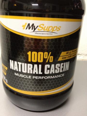 My Supps 100% Natural Casein, neutral | Hochgeladen von: Detlef C.