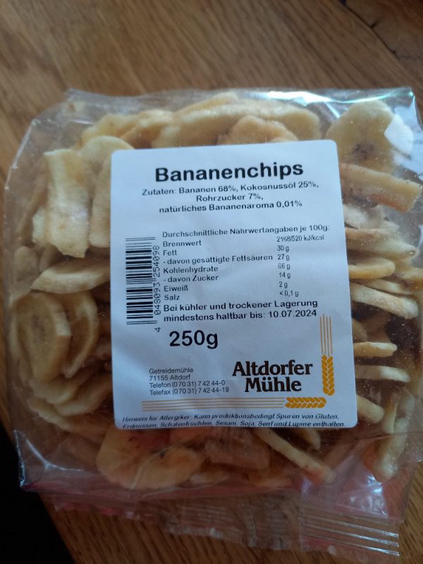 Bananenchips von Nici Maier | Hochgeladen von: Nici Maier