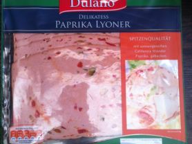 und Fleischwaren Lyoner Dulano, Paprika Wurst Fddb - Kalorien -