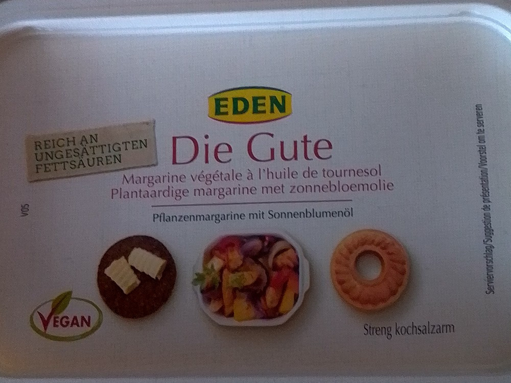 Eden Die Gute, Margarine von sabinefranzpalm | Hochgeladen von: sabinefranzpalm