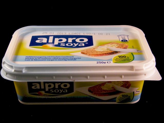 alpro soya, Halbfettmargarine mit frischem Geschmack | Hochgeladen von: Samson1964