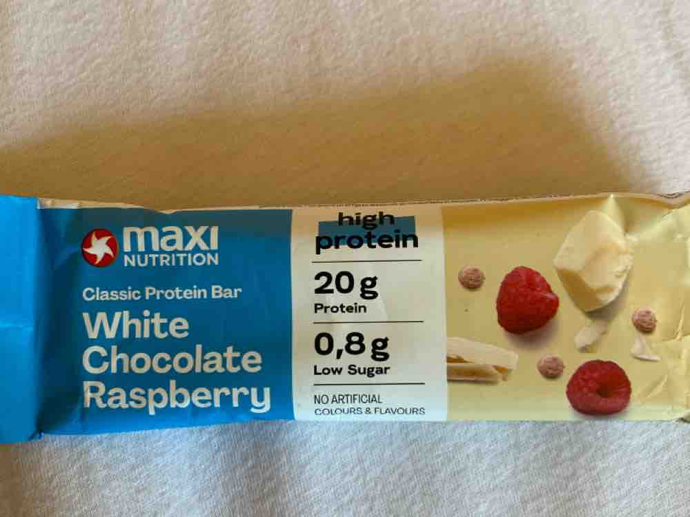 maxi NUTRITION Classic Protein Bar White Chocolate Raspberry, hi | Hochgeladen von: Bussard63