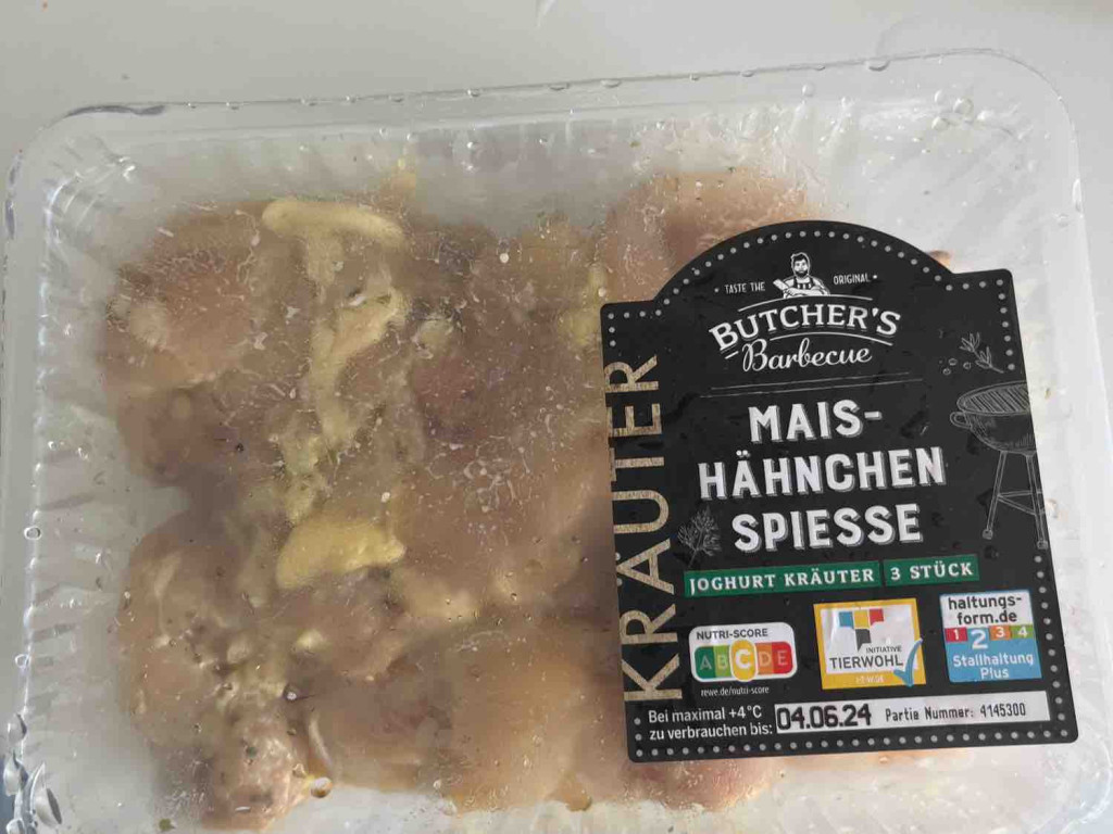 Maishähnchenspieße, In Joghurt Kräuter Marinade von Lukas159 | Hochgeladen von: Lukas159