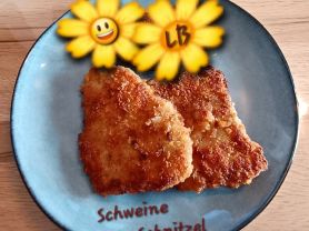 Schweine-Schinkenschnitzel, paniert & gebraten | Hochgeladen von: Muckelchen2407