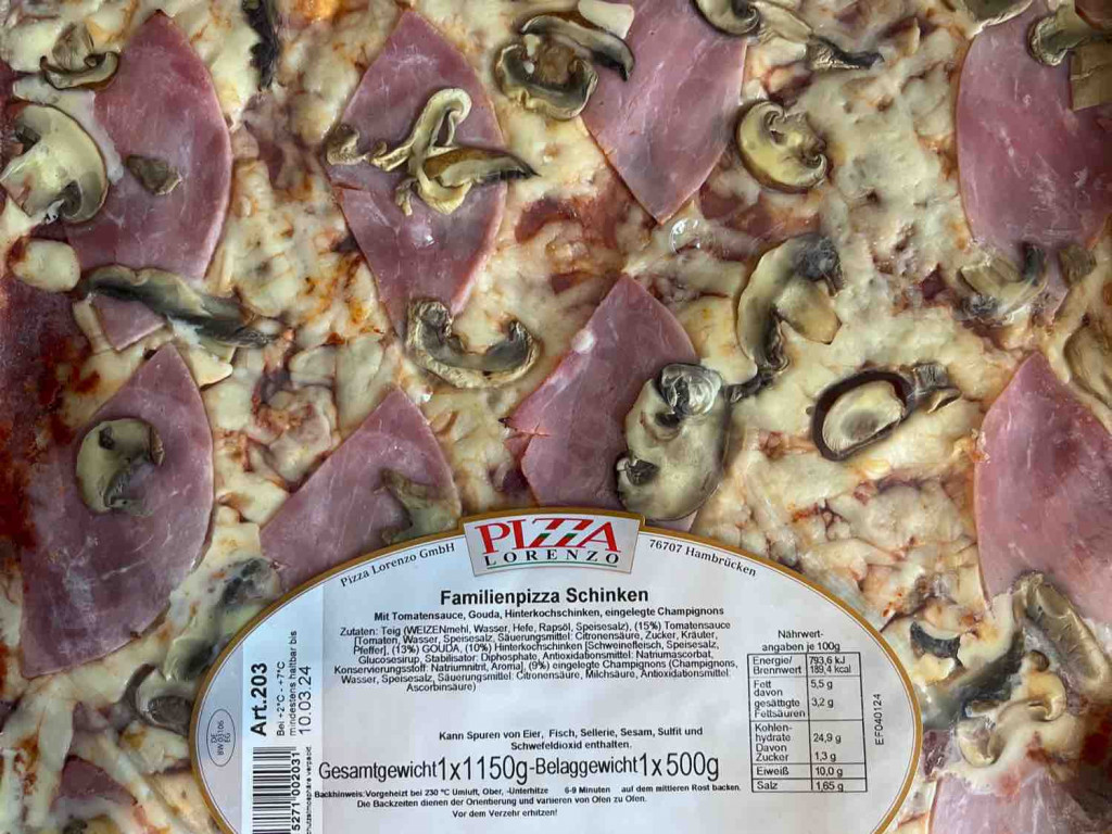 Familienpizza Schinken von abfalleimer999785 | Hochgeladen von: abfalleimer999785