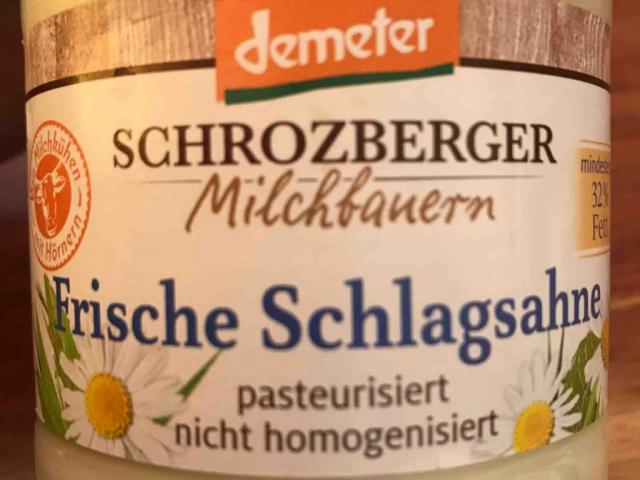 frische Schlagsahne, 32% Fett  demeter von HexeMaya | Hochgeladen von: HexeMaya