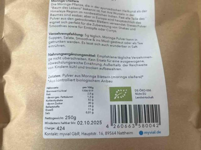 Bio Moringa Pulver von pataugus | Hochgeladen von: pataugus