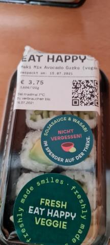 sushi MAKI Mix avocado Gurke, (vegan) von Sally87 | Hochgeladen von: Sally87