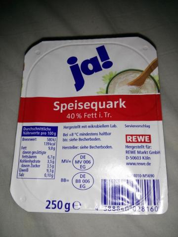 Speisequark, 40% Fett i.Tr | Hochgeladen von: torbenkeuler600