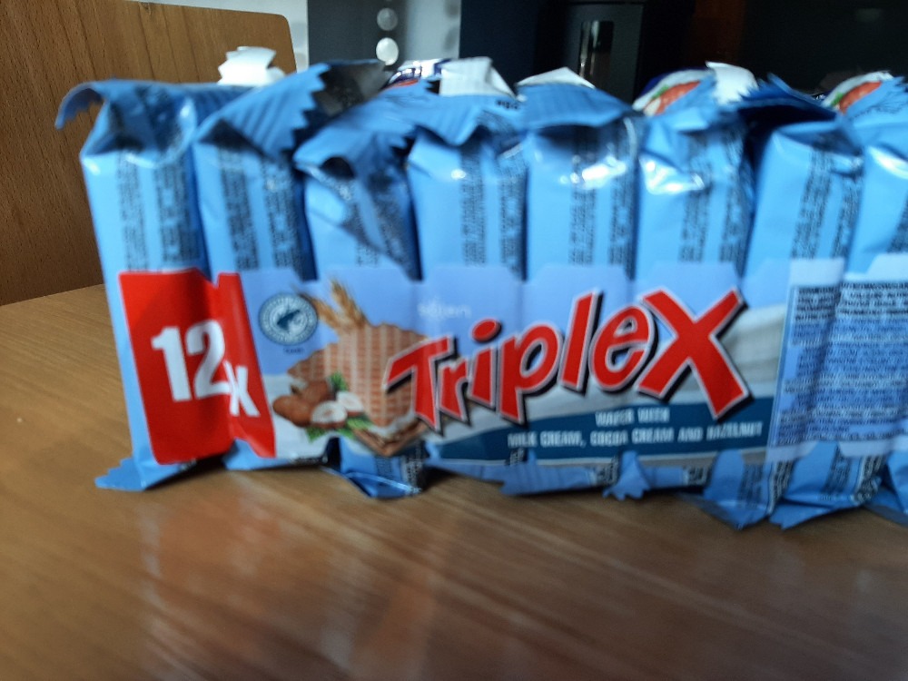Triplex Waffel 20g, Waffel mit Milchcreme und Haselnuss von nike | Hochgeladen von: nike0815