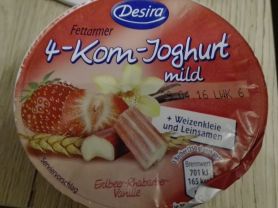 fettarmer 4-Korn-Joghurt mild, Erdbeer-Rhabarber-Vanille | Hochgeladen von: bodensee