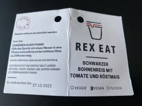 Rex Eat: Schwarzer Bohnenreis mit Tomate und Röstmais | Hochgeladen von: chriger