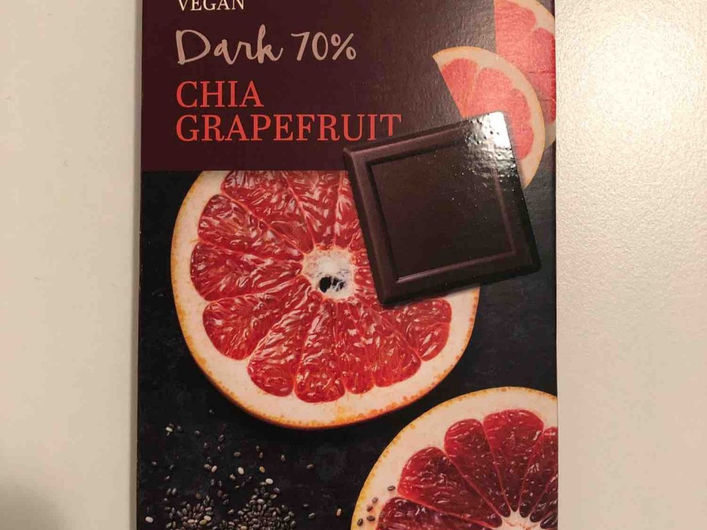 bio vegane dunkle Schokolade mit Chiasamen und Grapefruitöl von  | Hochgeladen von: vitad