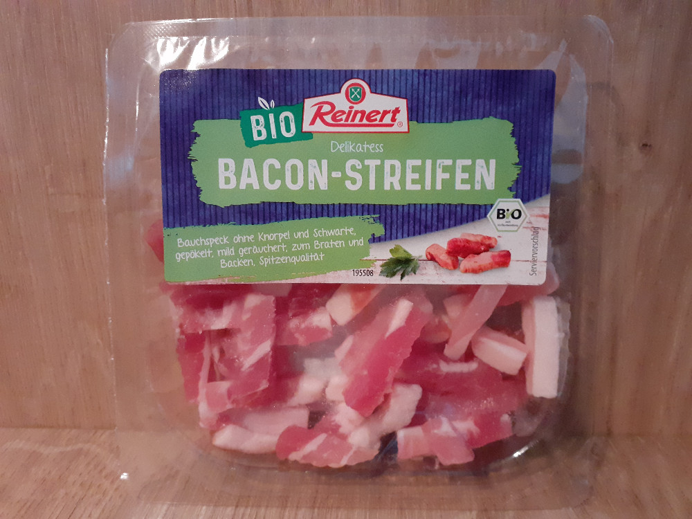 Bio Bacon-Streifen, gepökelt, mild geräuchert, zum Braten und Ba | Hochgeladen von: Stormy84