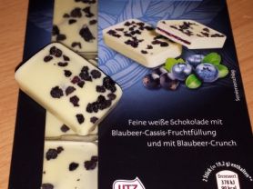 Gefüllte Schoko Täfelchen, Blaubeer-Cassis, Weiße Schokolade | Hochgeladen von: dracon