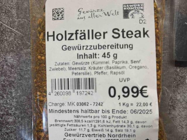 Holzfäller Steak Gewürzmischung von Mendokusai | Hochgeladen von: Mendokusai