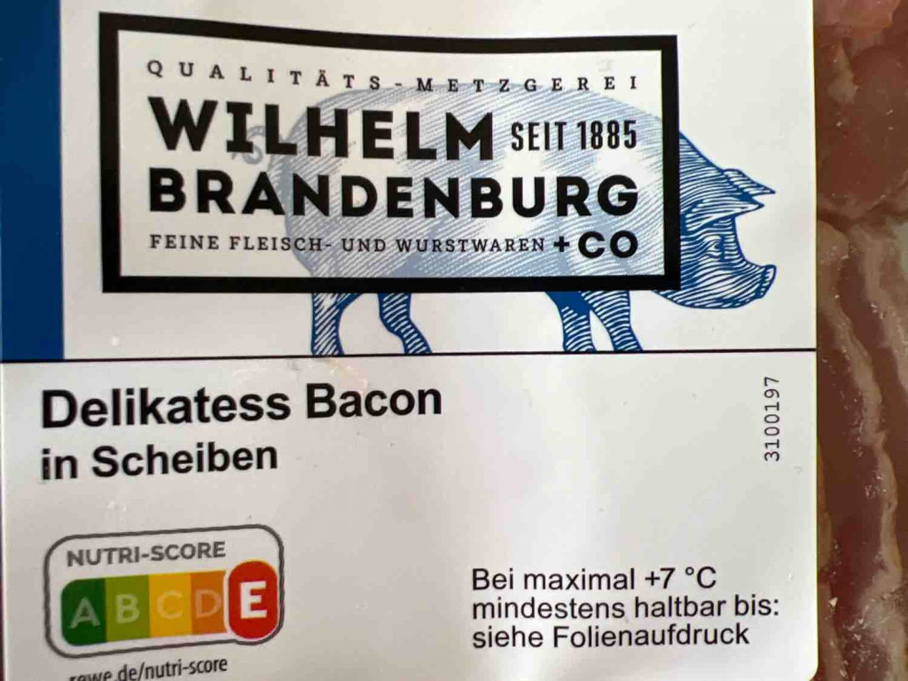 Delikatess Bacon, Frühstücksspeck in Scheiben von Arwil | Hochgeladen von: Arwil