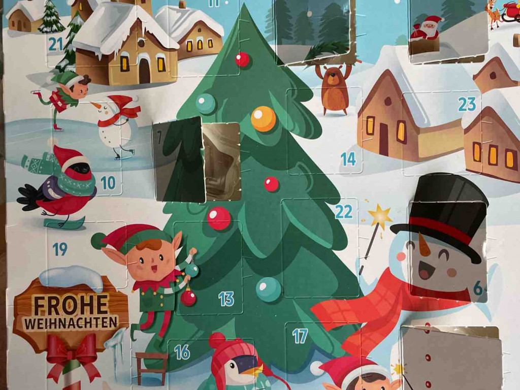 Adventskalender, Frohe Weihnachten  200g (24x8,33g) von TheBee | Hochgeladen von: TheBee