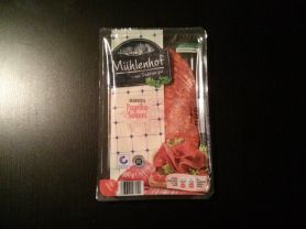 Mühlenhof Delikatess Paprika-Salami | Hochgeladen von: kreischweide