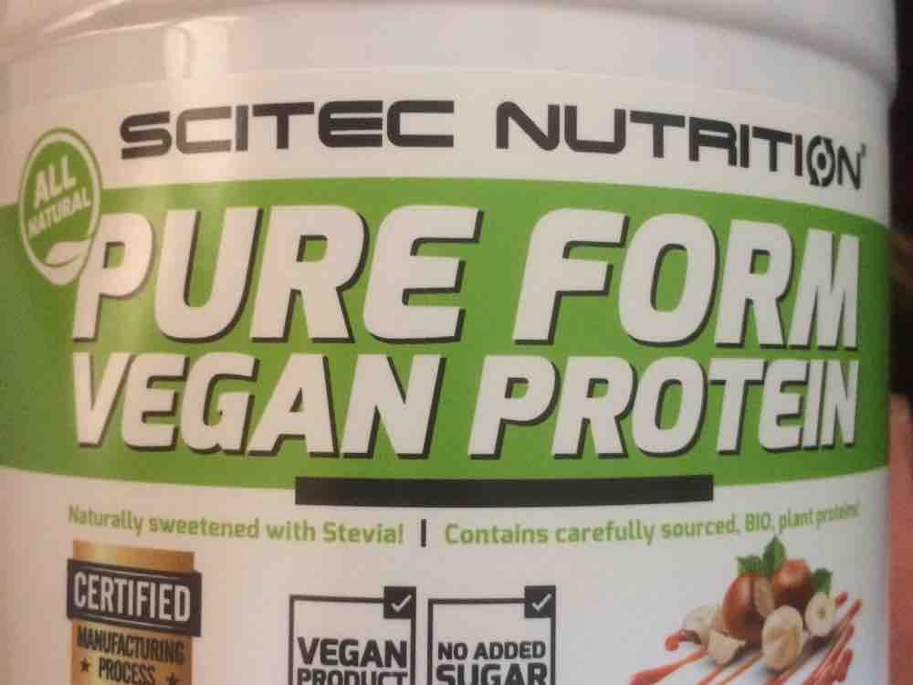 Pure Form Vegan Protein, Hazelnut Toffee von Technikaa | Hochgeladen von: Technikaa