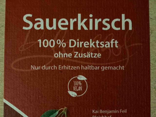 Sauerkirschsaft, Direktsaft von Kawa222 | Hochgeladen von: Kawa222