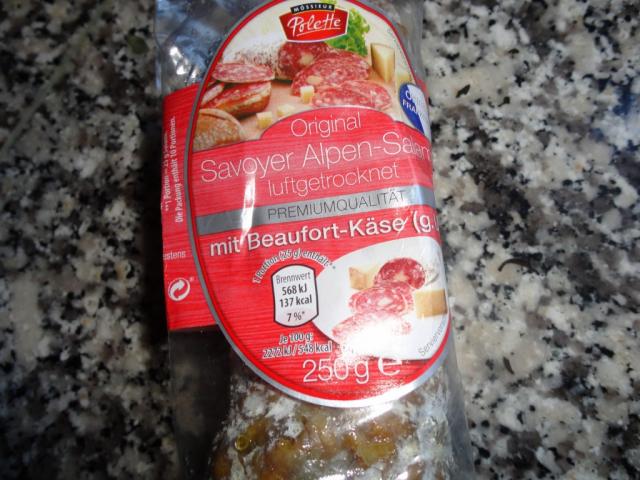 Alpen-Salami mit Nüssen, Original Savoier | Hochgeladen von: reg.