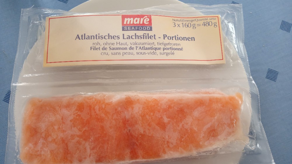 Atlantisches Lachsfilet - Portionen, roh, ohne Haut, vakuumiert, tiefgefroren von Hugo66 | Hochgeladen von: Hugo66 Atlantisches Lachsfilet - Portionen, roh, ohne Haut, vakuumiert, tiefgefroren von Hugo66 | Hochgeladen von: Hugo66