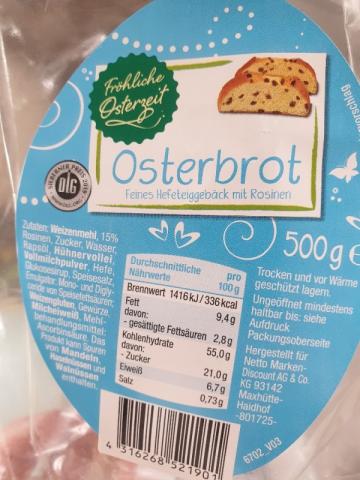 Traditionelles Osterbrot, mit Rosinen von ZB24 | Hochgeladen von: ZB24