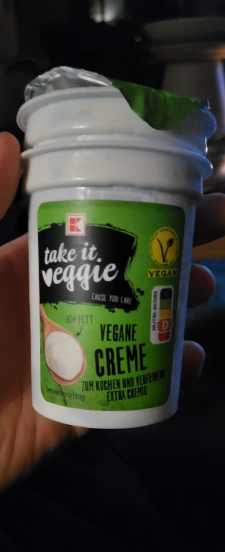 take it veggie vegane Creme Kaufland, Kokosfett, Sojaeiweiß von  | Hochgeladen von: Pate