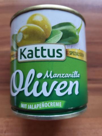 Spanische grüne Oliven, mit Jalapenocreme gefüllt von  | Hochgeladen von: KlausLinde