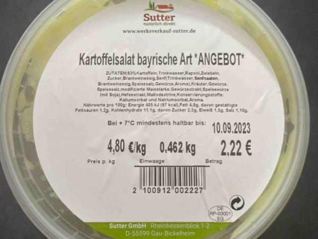 Sutter Kartoffelsalat bayrische Art von Michelle892 | Hochgeladen von: Michelle892