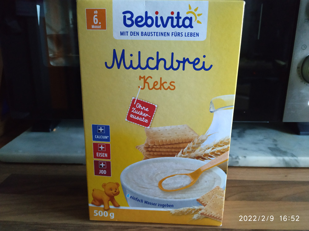 Milchbrei Keks, zubereitet mit Wasser von Snopy2907 | Hochgeladen von: Snopy2907