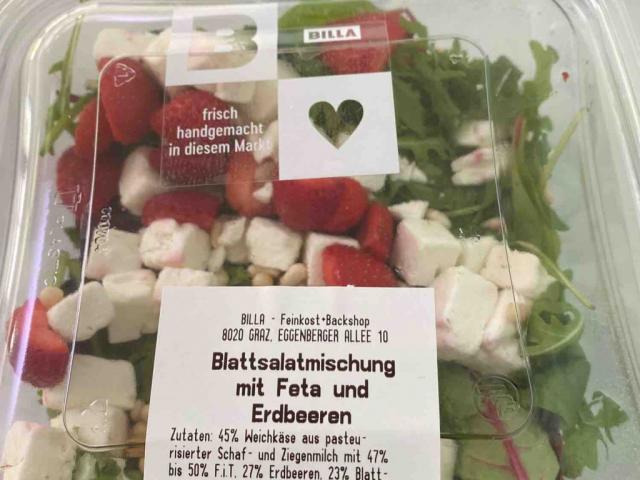 Blattsalatmischung mit Feta und Erdbeeren von marlenaxd | Hochgeladen von: marlenaxd