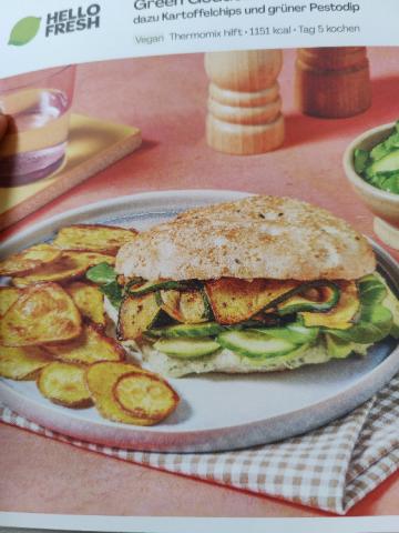 HelloFresh Green Goddess Sandwich mit Avocado und Zucchini von r | Hochgeladen von: rebbanana